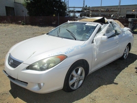 2004 TOYOTA SOLARA SE CONVERTIBLE WHITE 3.3L AT Z16326